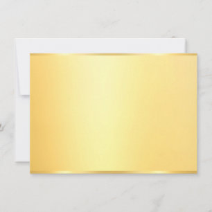 Aangepaste, moderne Faux Gold Blank Sjabloon