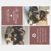 Aangepaste moderne foto van voetfoto fleece deken (Voorkant (Horizontaal))