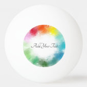 Aangepaste, moderne, handgeschreven Sjabloon Pingpongballen (Achterkant)