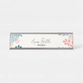 Aangepaste moderne hedendaagse zomer bureau naambordje (Voorkant)