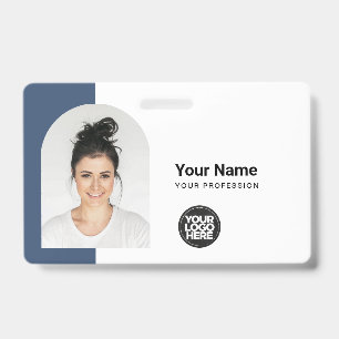Aangepaste moderne identiteitskaart Eenvoudige QR- Badge