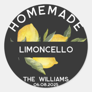 Aangepaste moderne Italiaanse zelfgemaakte Limonce Ronde Sticker