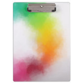 Aangepaste moderne kleurrijke Abstracte Art-Sjablo Klembord (Voorkant)
