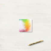 Aangepaste moderne kleurrijke Abstracte Art-Sjablo Post-it® Notes (Op bureau)