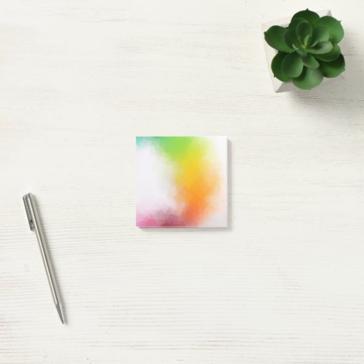 Aangepaste moderne kleurrijke Abstracte Art-Sjablo Post-it® Notes (Kantoor)