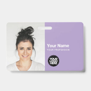 Aangepaste moderne legitimatiekaart Eenvoudige QR Badge