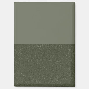 Aangepaste moderne magneet – Moss Green Duo-lagen