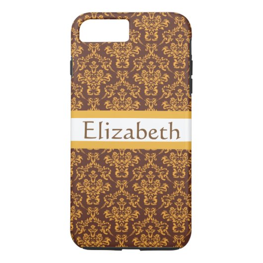 Aangepaste, moderne meisjesDamaskers met naam Case-Mate iPhone Case (Achterkant)