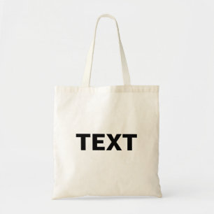 Aangepaste, moderne, minimale, eenvoudige Sjabloon Tote Bag