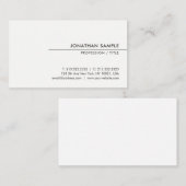 Aangepaste, moderne, minimale Sjabloon voor design Visitekaartje (Voorkant / Achterkant)
