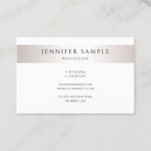 Aangepaste moderne minimalistische elegante trendy visitekaartje