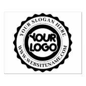 Aangepaste moderne ronde bedrijfslogo groot rubberstempel (Afrduk)