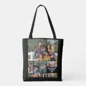 Aangepaste moderne Sjabloon voor fotocollage 14 Draagtas (Achterkant)