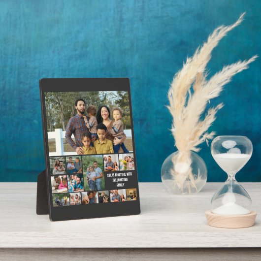 Aangepaste moderne Sjabloon voor fotocollage 14 Fotoplaat (Zijkant)