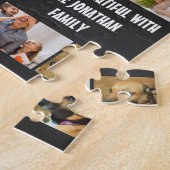 Aangepaste moderne Sjabloon voor fotocollage 14 Legpuzzel (Zijkant)