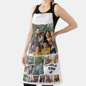 Aangepaste moderne Sjabloon voor fotocollage 14 Schort (Insitu)