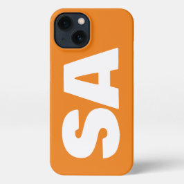 Aangepaste Moderne Stijlvolle Naam Monogram Sinaas iPhone 13 Hoesje