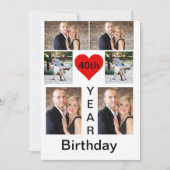 Aangepaste moderne trendy Birthday Kaart (Voorkant)