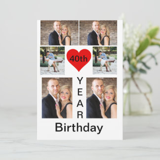 Aangepaste moderne trendy Birthday Kaart