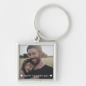 Aangepaste, moderne Vaderdag Sleutelhanger (Voorkant)