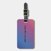 Aangepaste moderne verloopbagagelabel | Gepersonal Bagagelabel (Voorkant verticaal)