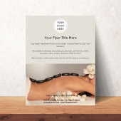 Aangepaste moderne zakelijke Logo Adverteren foto Flyer