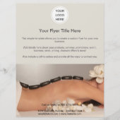 Aangepaste moderne zakelijke Logo Adverteren foto Flyer (Voorkant)