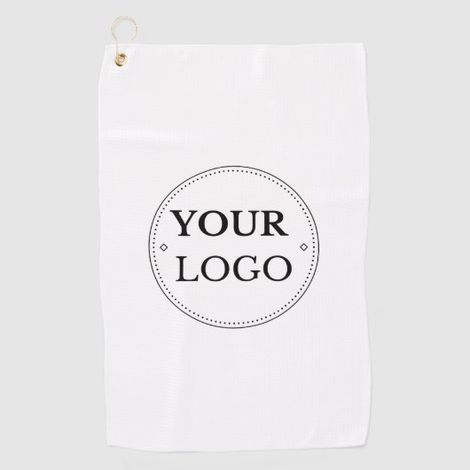 Aangepaste moderne zakelijke Logo-merk Golfhanddoek (Voorkant)