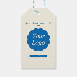Aangepaste moderne zakelijke merk Logo Cadeaulabel