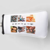 Aangepaste moderne zussen 6 Foto Collage Golfheadcover (Voorkant)