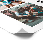 Aangepaste moderne zussen 6 Foto Collage Poster (Hoek)