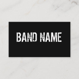 Aangepaste moderne zwart-witband visitekaartje