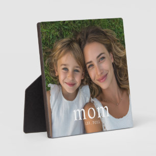 Aangepaste Moeder Gevestigd Modern Minimaal Foto Fotoplaat