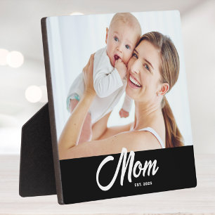 Aangepaste Moeder Gevestigde Moderne Schrift Fotoplaat