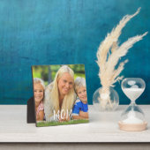 Aangepaste Moeder Gevestigde Moderne Script Foto Fotoplaat (Insitu)