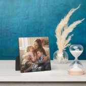 Aangepaste Moeder Opgericht Elegant Script Foto Fotoplaat (Insitu)