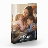 Aangepaste Moeder Opgerichte Elegante Script Foto (Links)