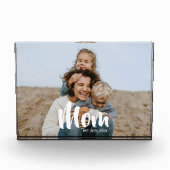 Aangepaste Moeder Opgerichte Moderne Schrift Fotoblokken (Voorkant)