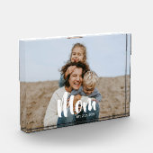 Aangepaste Moeder Opgerichte Moderne Schrift Fotoblokken (Links)