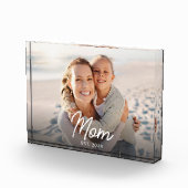 Aangepaste Moeder Opgerichte Moderne Schrift Fotoblokken (Rechts)