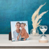 Aangepaste Moeder Opgerichte Moderne Script Foto Fotoplaat (Insitu)