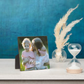 Aangepaste Moeder Opgerichte Moderne Script Foto Fotoplaat (Insitu)