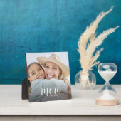Aangepaste Moeder Opgerichte Moderne Script Foto Fotoplaat (Insitu)