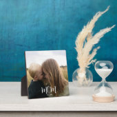 Aangepaste Moeder Opgerichte Moderne Script Foto Fotoplaat (Insitu)
