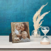 Aangepaste Moeder Opgerichte Moderne Script Foto Fotoplaat (Insitu)