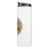 Aangepaste Moeder Scalloped Edge Thermische Reizen Thermosbeker (Geroteerd rechts)