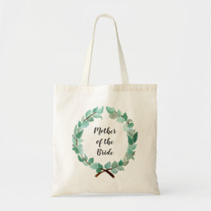 Aangepaste Moeder van de Bruid Bruidegom Stof Blau Tote Bag