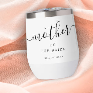 Aangepaste moeder van de bruid script kalligrafie