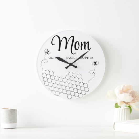 Aangepaste Moederdag cadeau van kinderen naam bij Grote Klok (Huis)