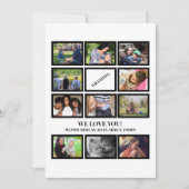 Aangepaste Moederdag met oma Oma 11 Foto Collage Feestdagenkaart (Voorkant)